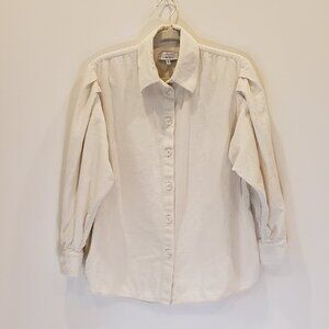 Stockholm Atelier & Other Stories Cotton Button Up Lightweight Shacket Size 2